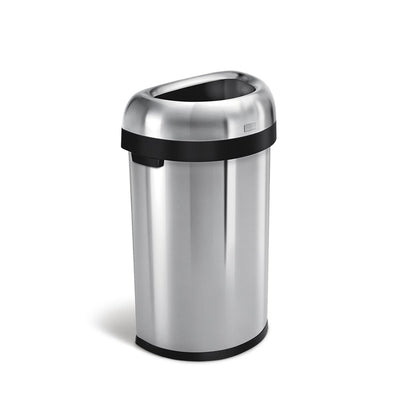 60L semi-round open can