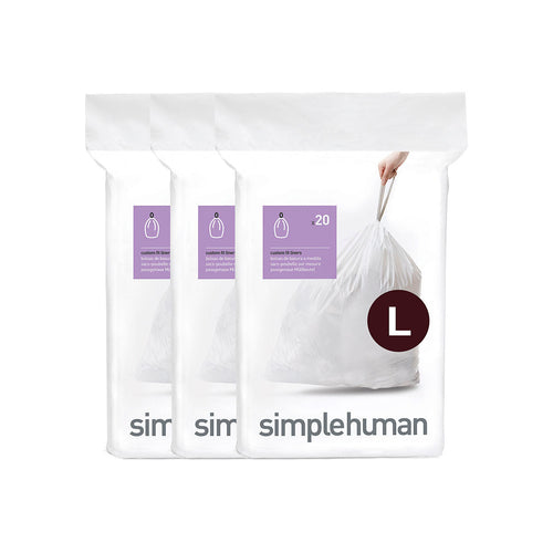 code L custom fit liners - 60 pack