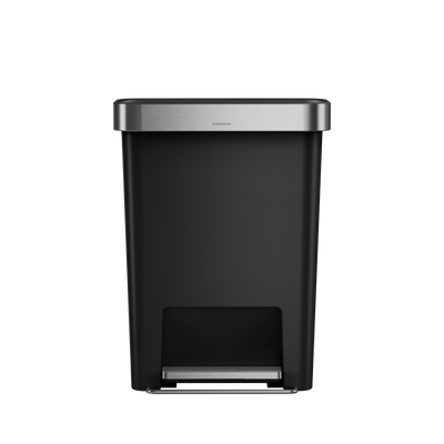 simplehuman 45L ごみ箱 CW1385_45Lrectangular_blackfro