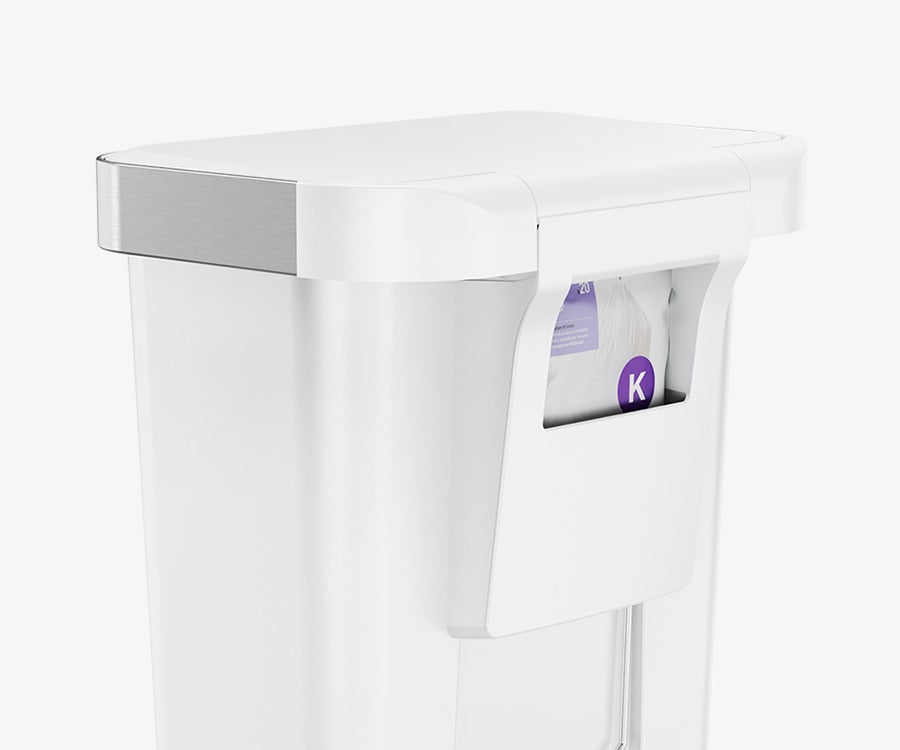 シンプルヒューマン　ゴミ箱　45Lサイズ　白色　CW1387 45L ハイブリッド ステップカン | シンプルヒューマン公式 – Simplehuman