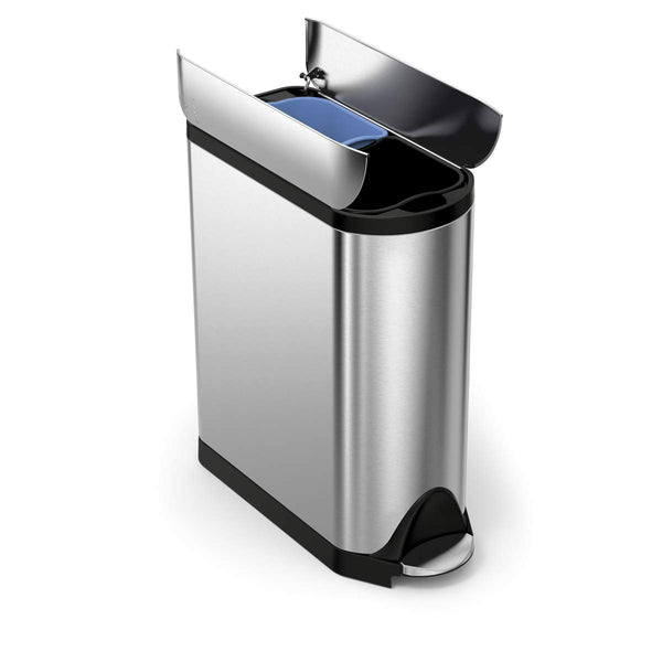 simplehuman シンプルヒューマン バタフライ ダストボックス 40L CW2017_2_butterfly_step_40Lrec