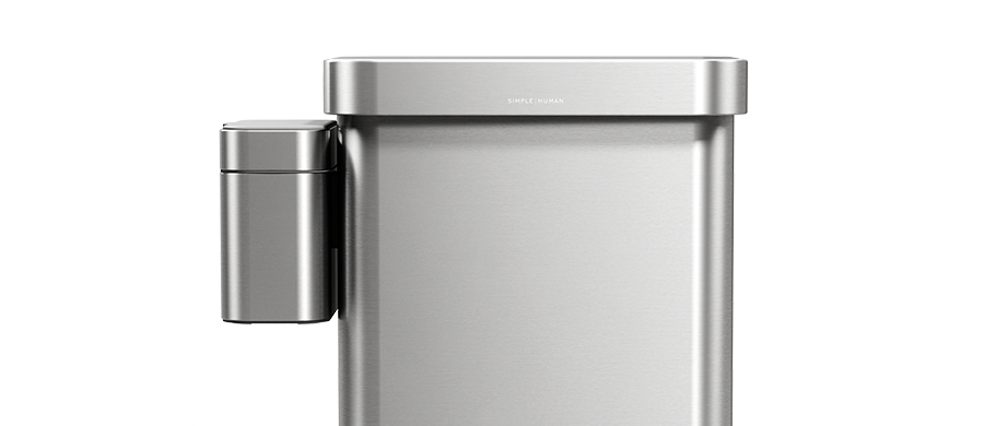 コンポストキャディ - ツヤ消しステンレス