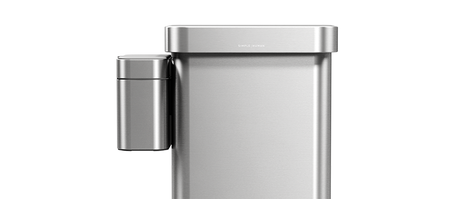 コンポストキャディ - ツヤ消しステンレス