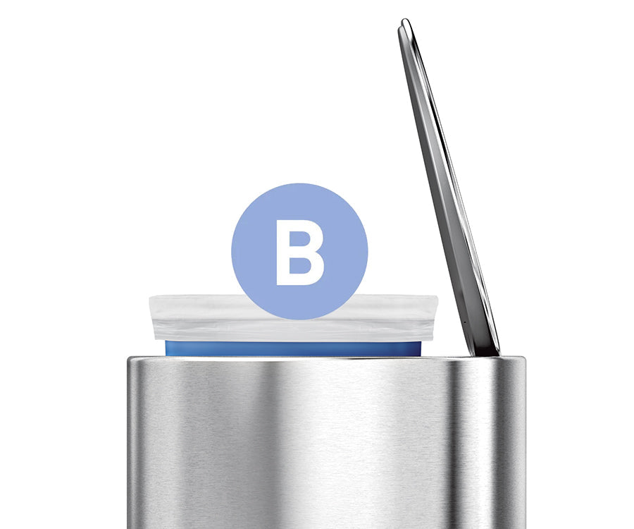 6L セミラウンド ステップカン | シンプルヒューマン公式サイト