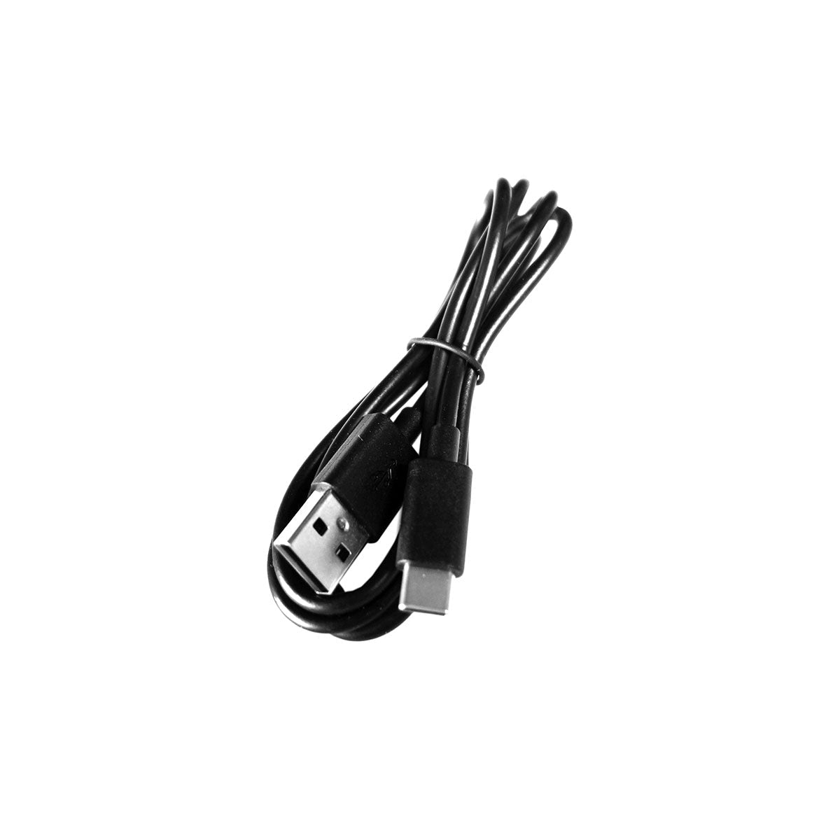 Simplehuman Black USB-A to USB-C charging cable, replacement power cord for sensor products.
