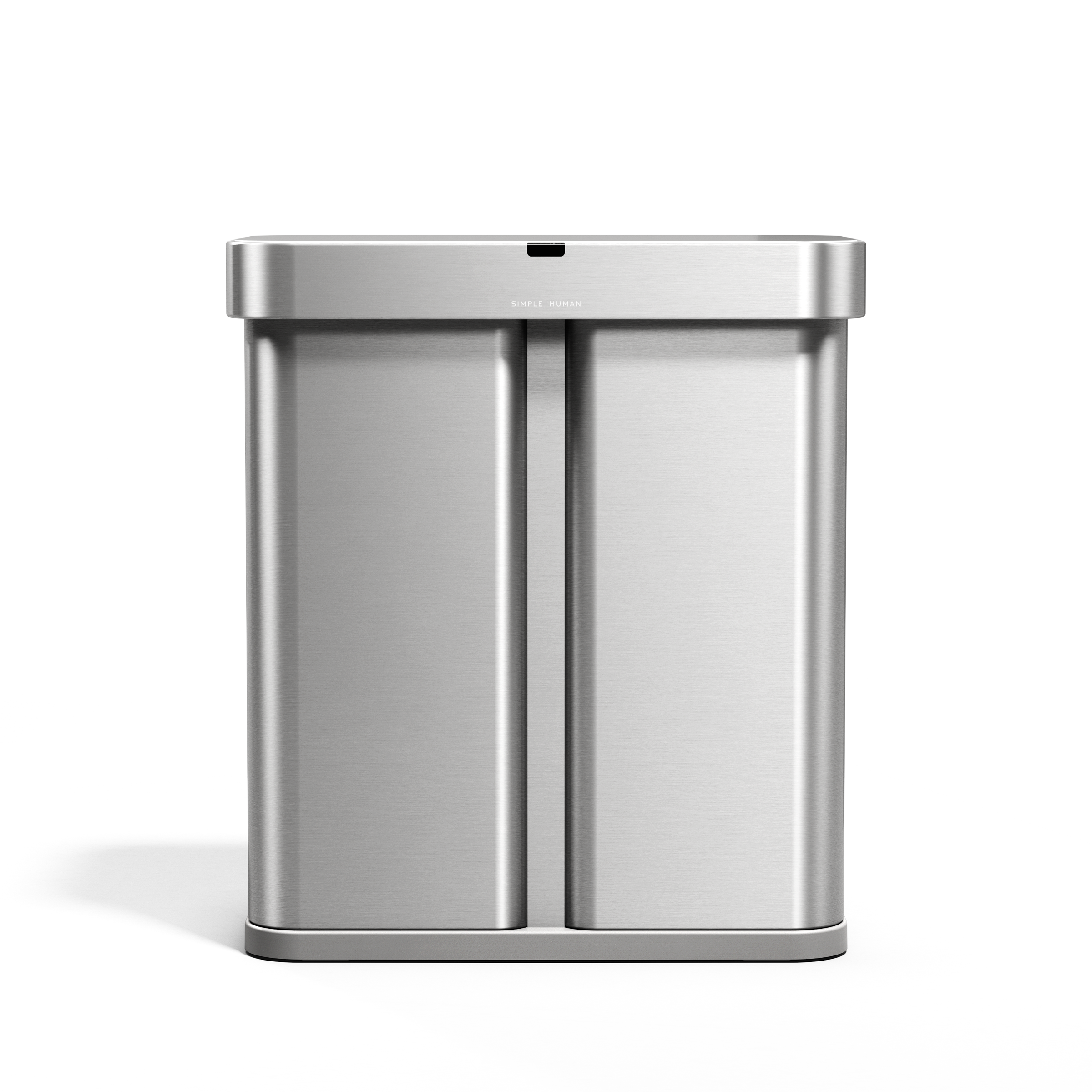 simplehuman 声+センサー式レクタンギュラーゴミ箱58L +コンポスト 58L センサーカン | Simplehuman