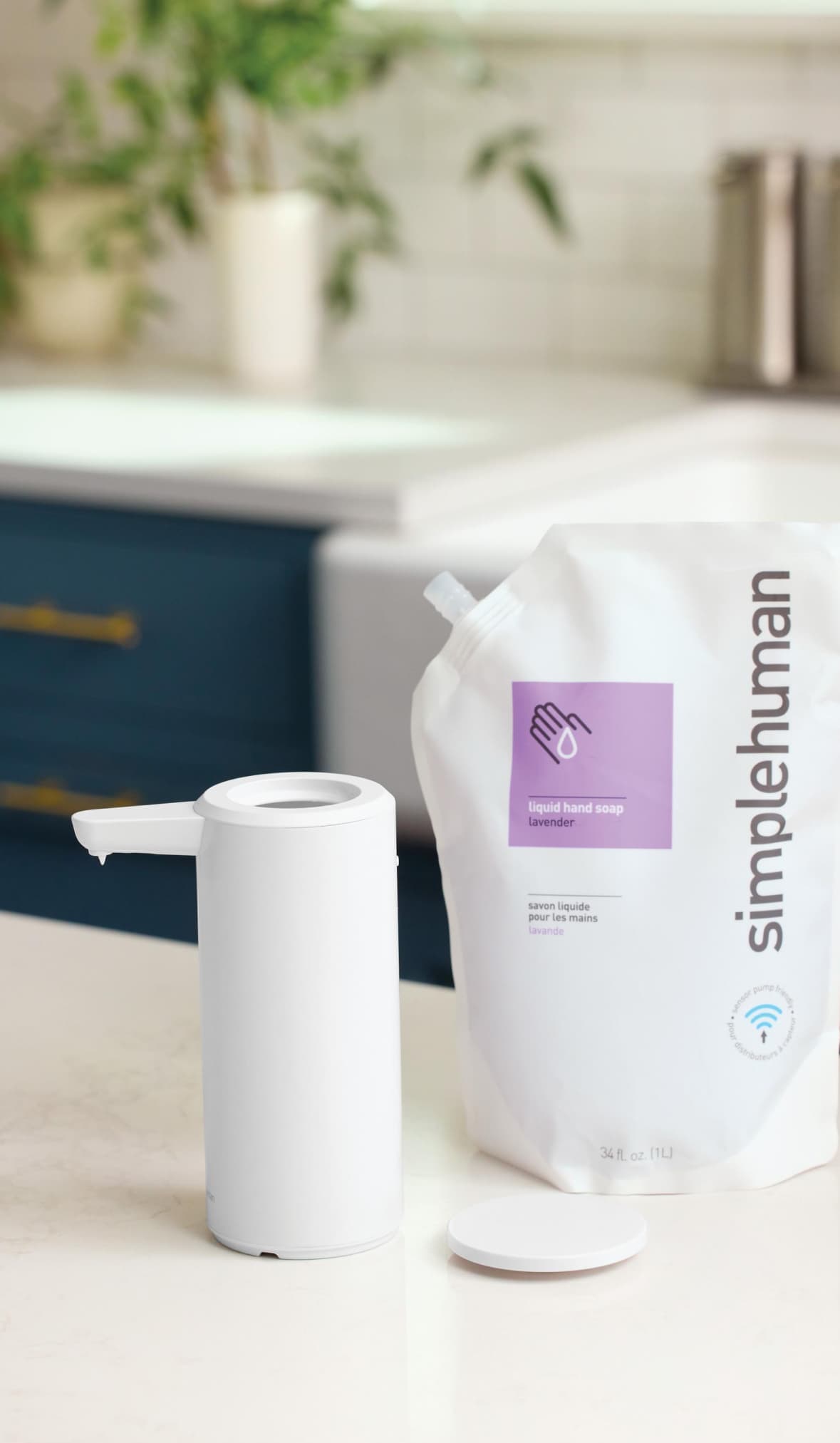 センサーポンプ：非接触の革新｜Simplehuman