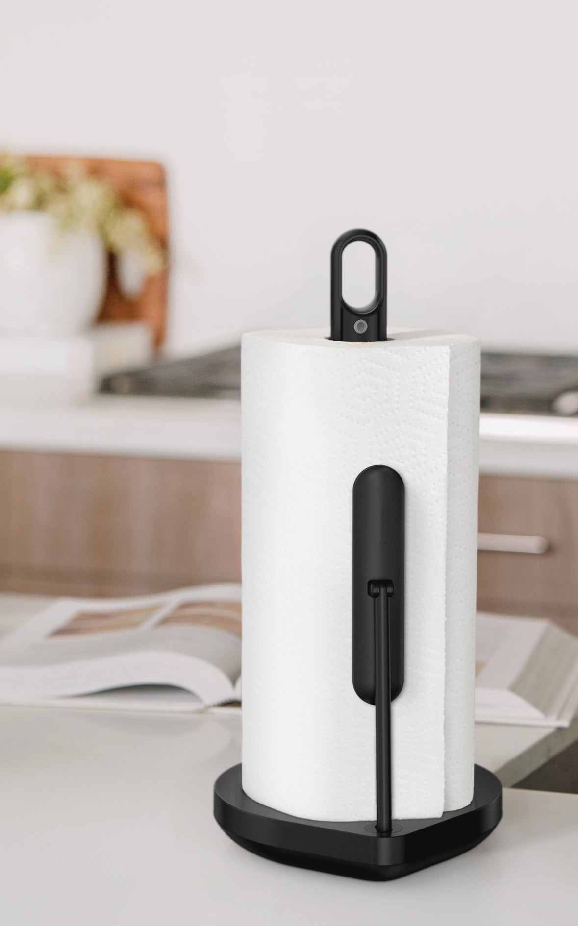 simplehuman ペーパータオルホルダー ペーパータオルホルダー：片手の自由｜Simplehuman