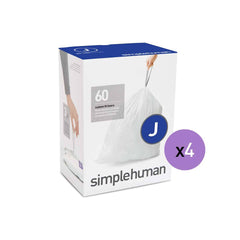 code J custom fit liners - 4 x 60 pack 240 liners