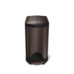 10L butterfly step can - dark bronze finish - main image